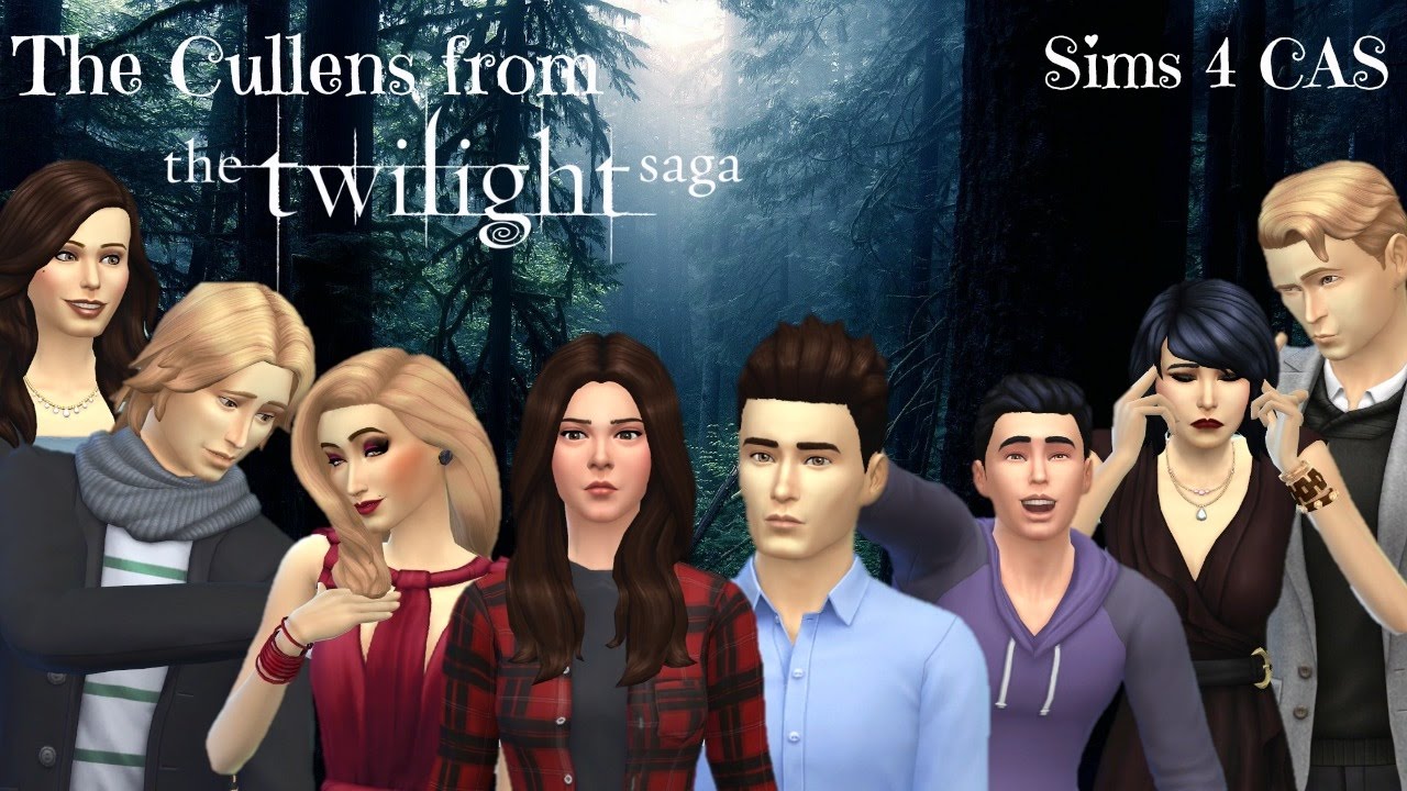 The Cullens from The Twilight Saga | Sims 4 CAS