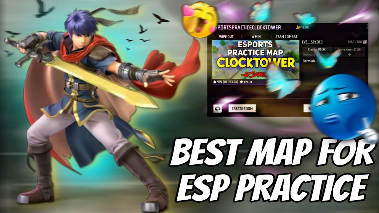 ESP tournament Training Clock Tower 🎯 | Free fire best ESP PRACTICE CLOCK TOWER | Free fire 