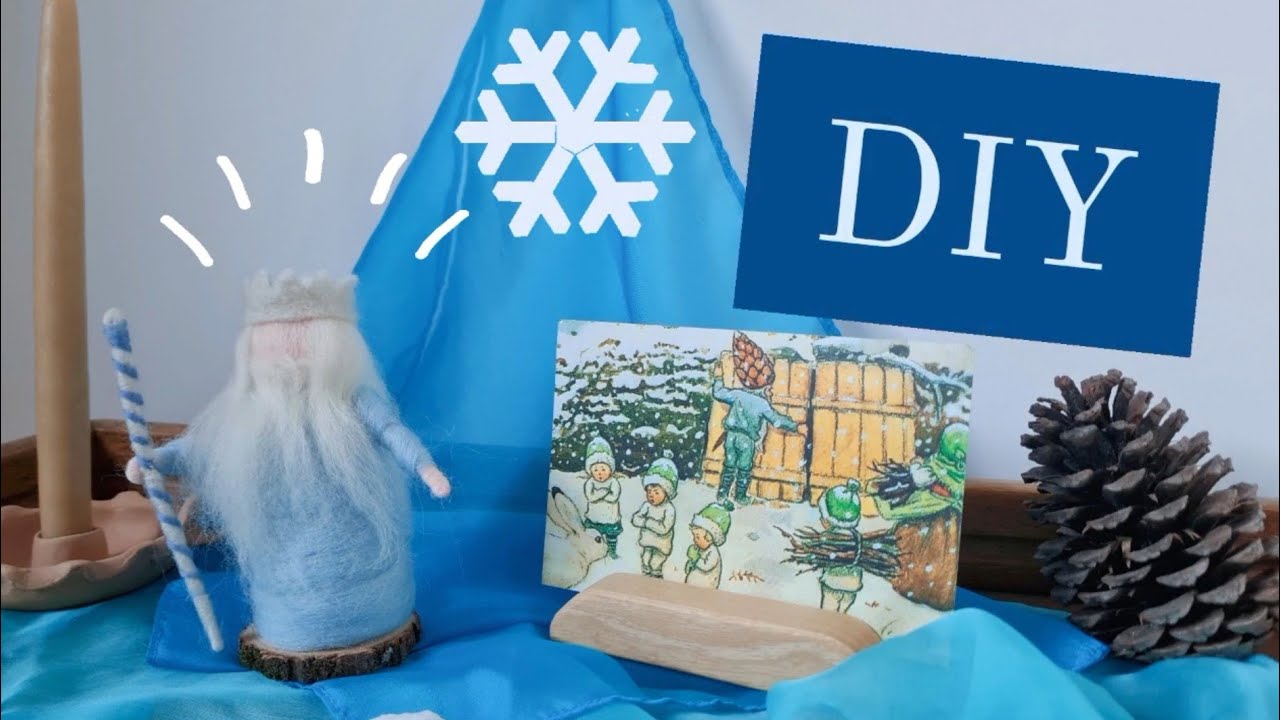 ¿Qué necesitas para crear una mesa de estación de Invierno Waldorf? - Winter Nature Table Waldorf
