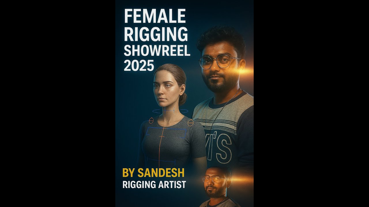 Woman Rigging Maya Showrel 2025 #rigging #3danimation #showreel2025 #portfolio #job #mayarigging