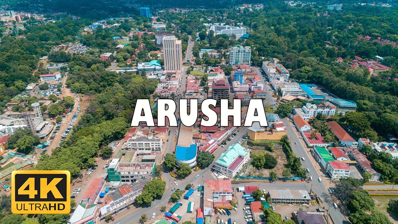 Arusha city, Tanzania 🇹🇿 | 4K Drone Footage