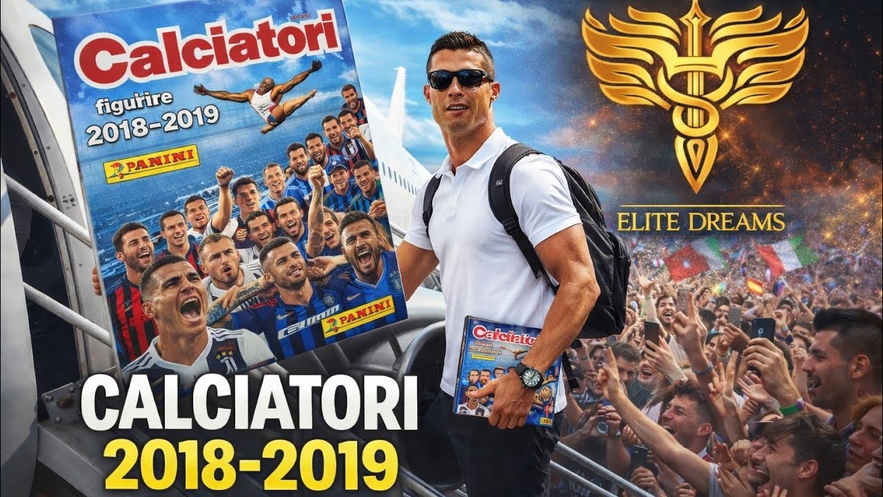 CALCIATORI PANINI 2018/2019 L'ANNO IN CUI CRISTIANO RONALDO SBARCÓ IN ITALIA