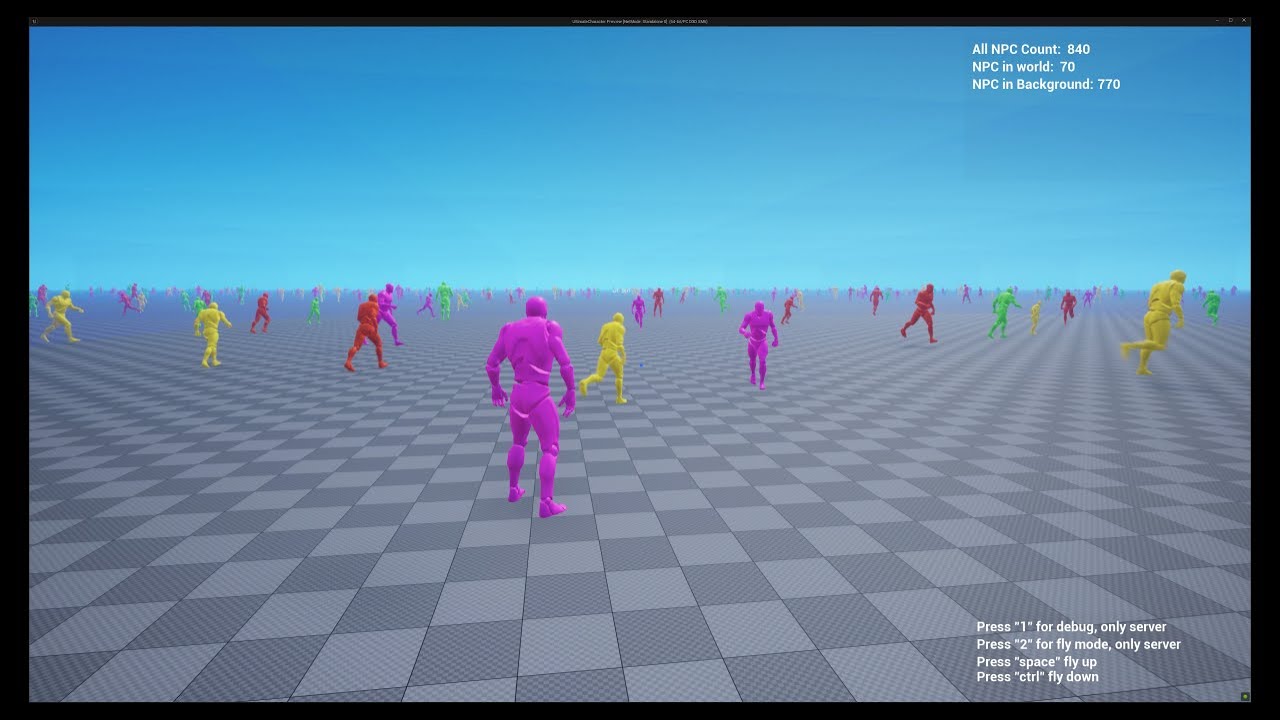Unreal Engine 5.4 - Testing World Director NPC - PRO (Free Assets of 07/24) - 4K