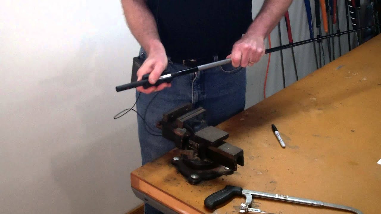 How To Assemble a Custom Golf Club Part 8 - How To Cut A Golf Shaft To Length