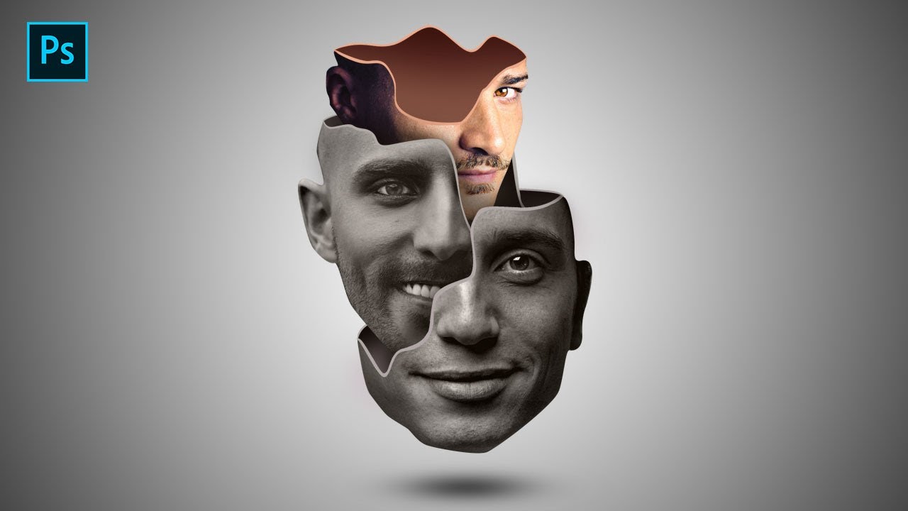 CREATIVE FACE MANIPULATION EFFECT | PHOTOSHOP MANIPULATION | PHOTOSHOP TUTORIAL