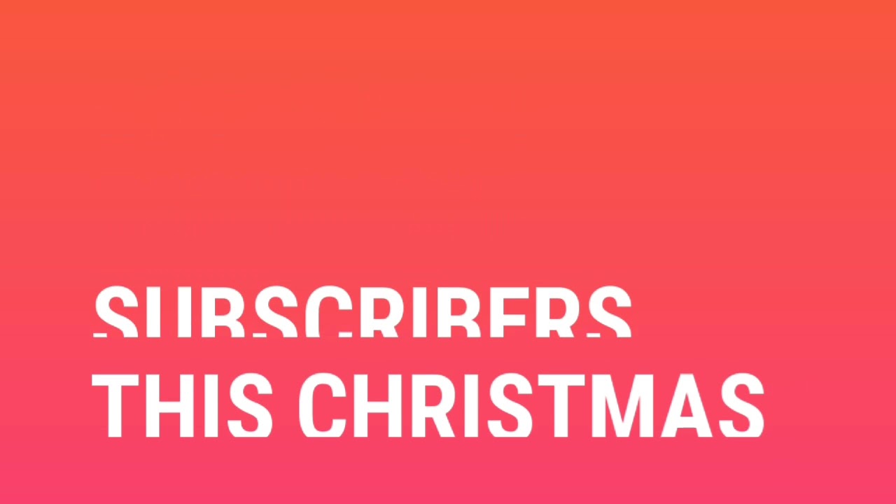 1,000 subscriber goal 2019