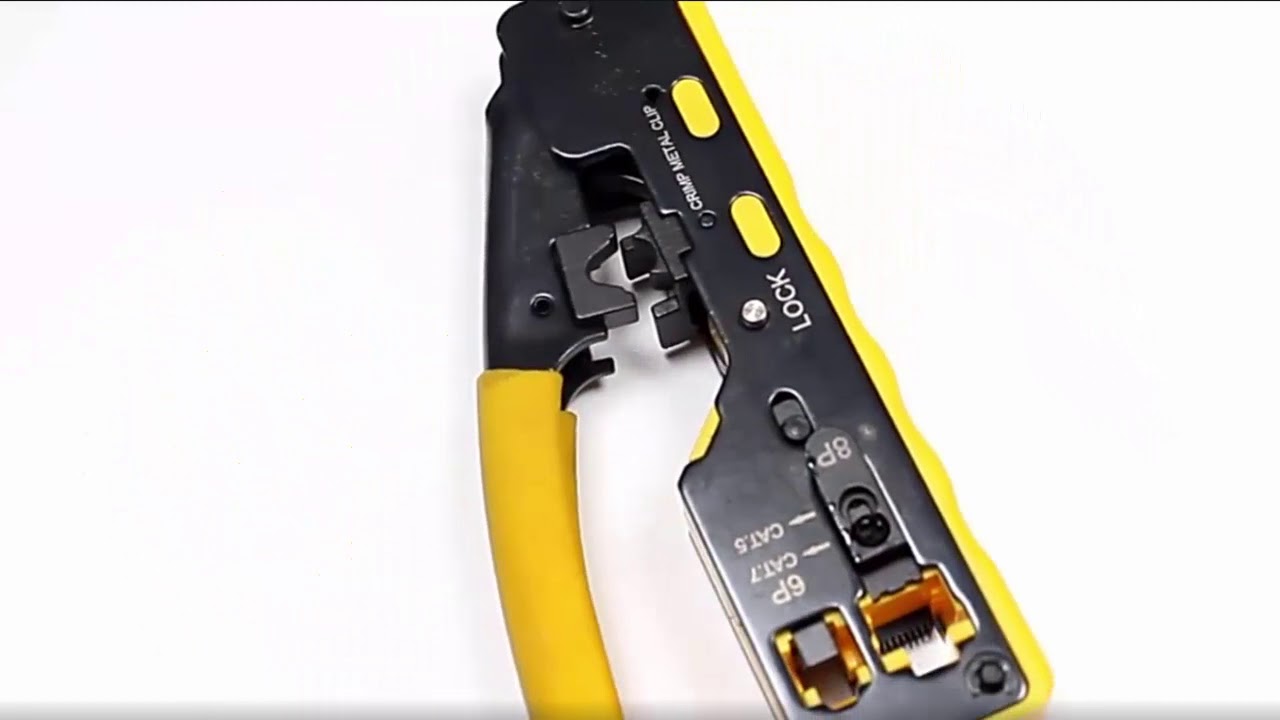 Alicate Para Crimpar Conector CAT 7