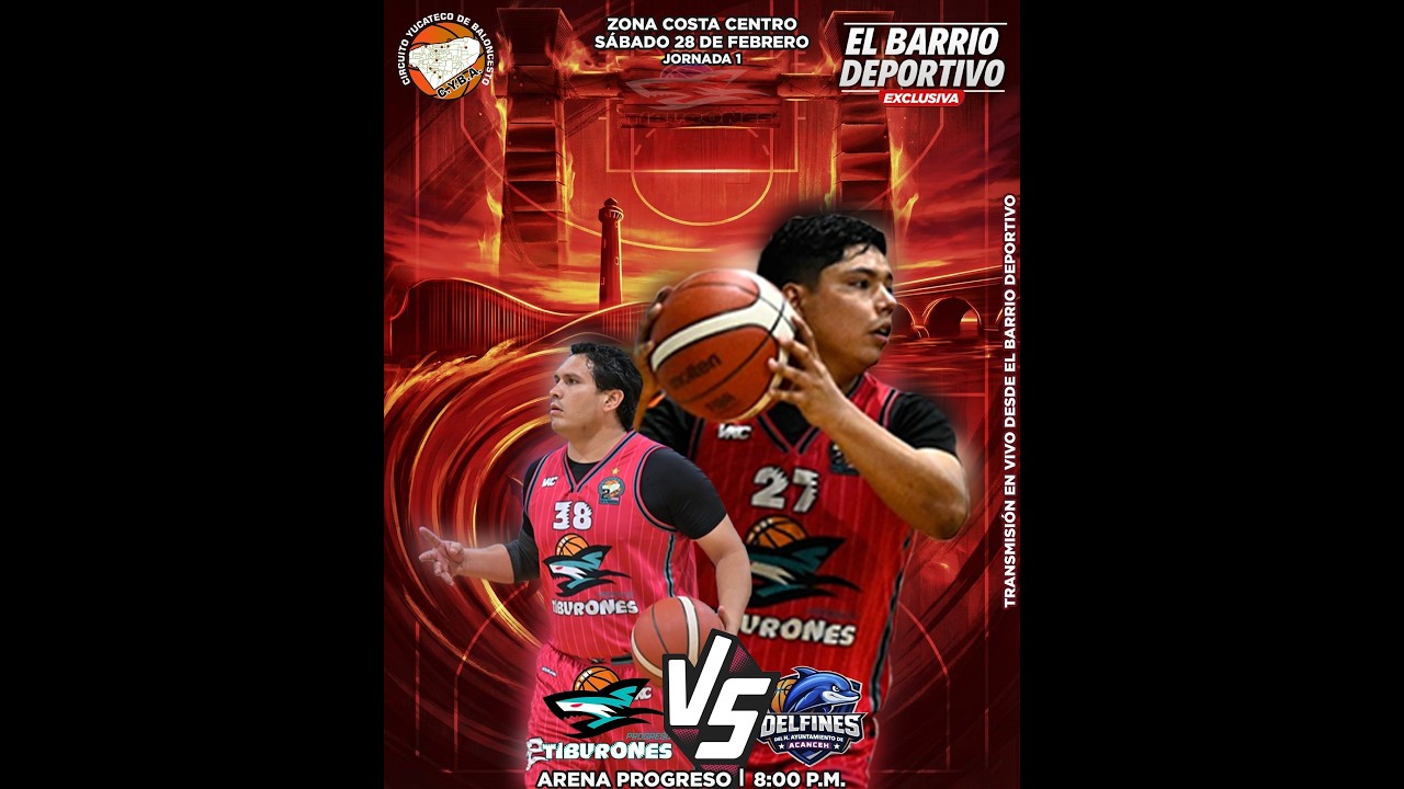 TIBURONES PROGRESO VS DELFINES ACANCEH / CYBA