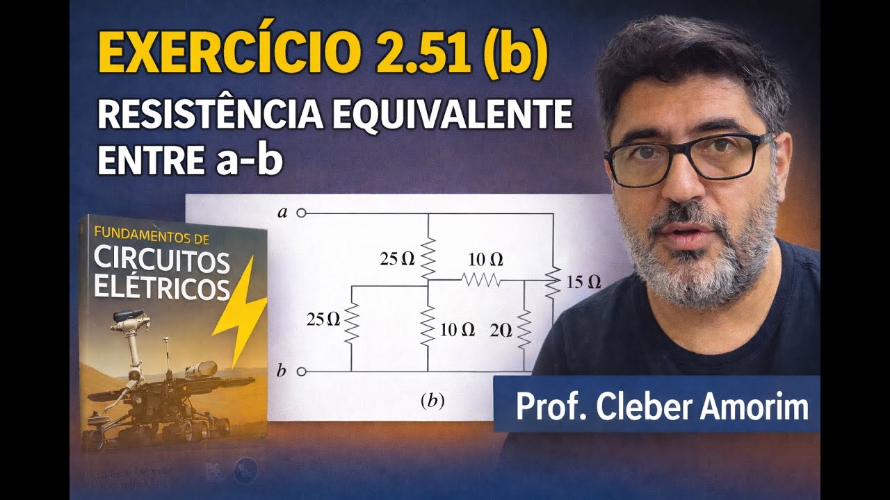 Exercício 2.51 (b) – Resistência Equivalente entre os Terminais a-b