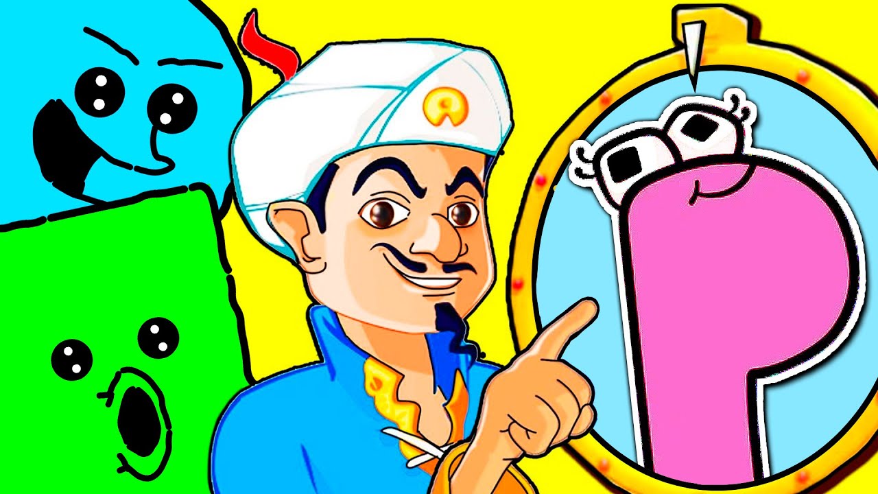 AKINATOR ADIVINA los ALPHABET LORE CON LA RULETA !! 👳‍♂️🧿 | Ft. @CuadraditoyCirculitoVlogs