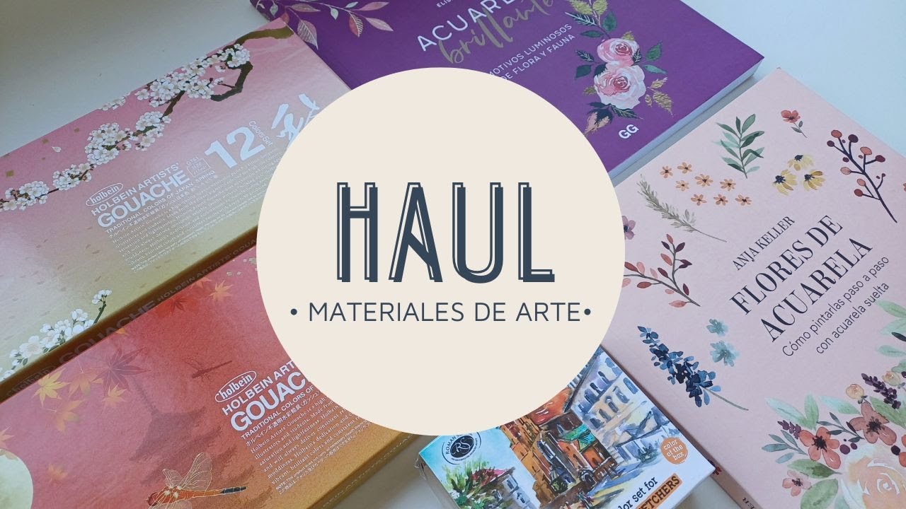 Haul materiales de ARTE. Artemiranda. Gouache. Acuarelas y más! Unboxing.