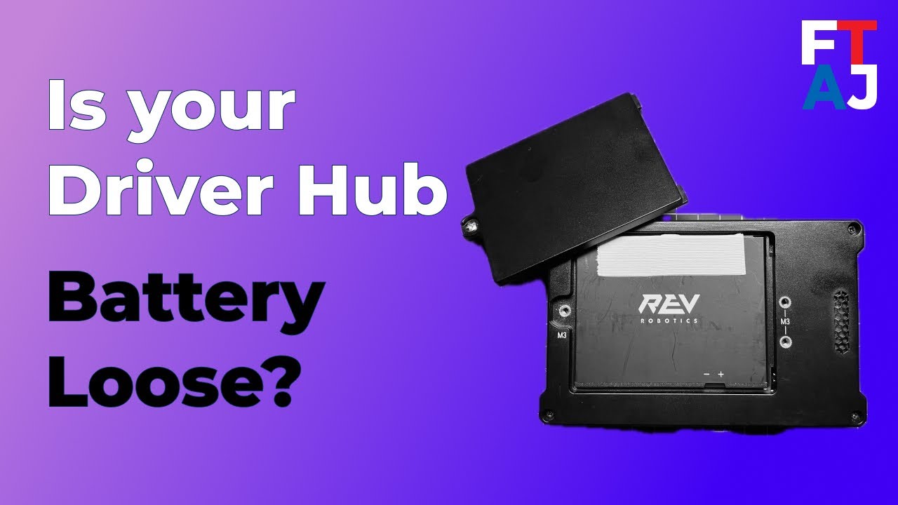 Fixing a Loose Driver Hub Battery | FIRST Tech Challenge