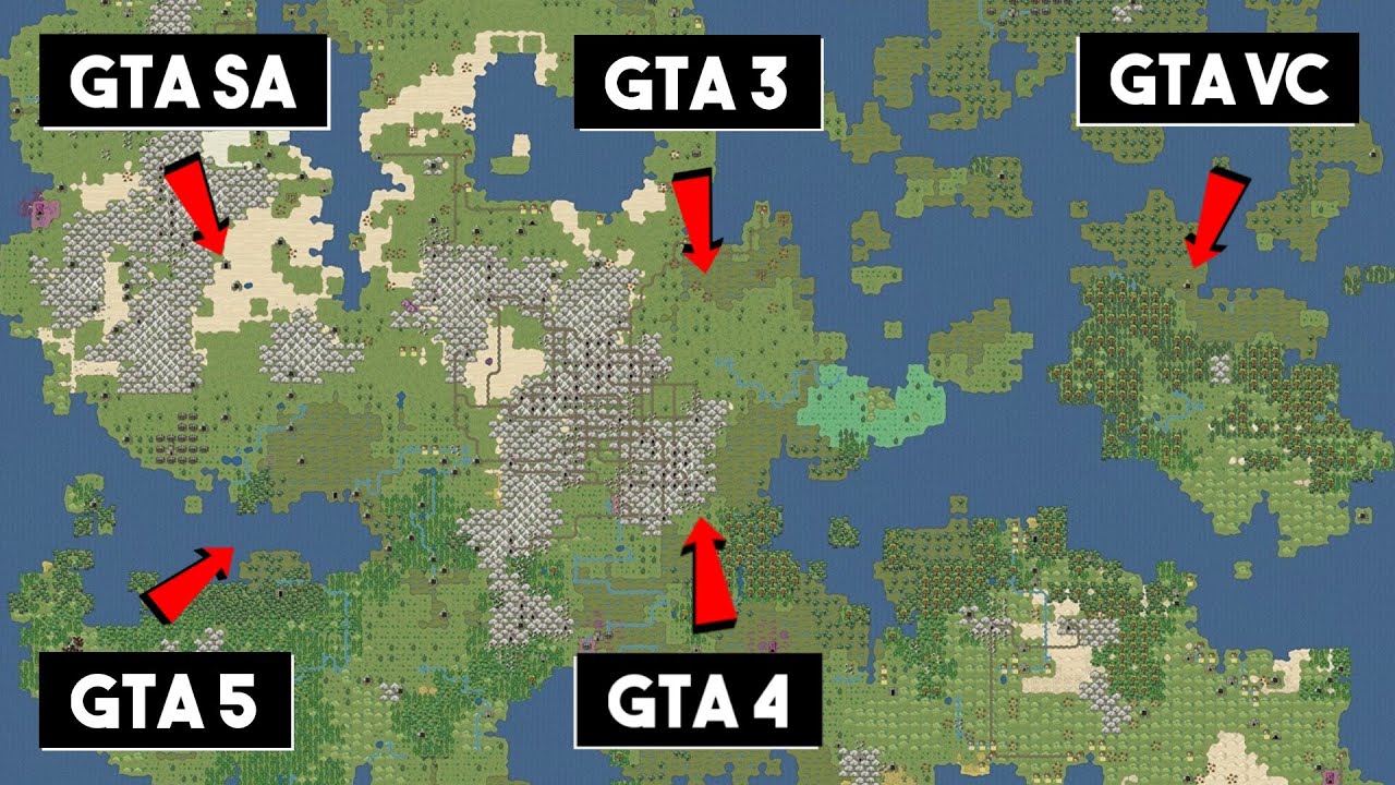 I Installed *ALL GTA MAPS* In One Game 😱To Make The Biggest GTA Map Ever 😍