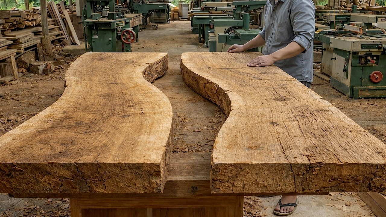 Touching Wood is Touching the Soul of Nature |  Transforming Decayed Wood into a Unique Table.