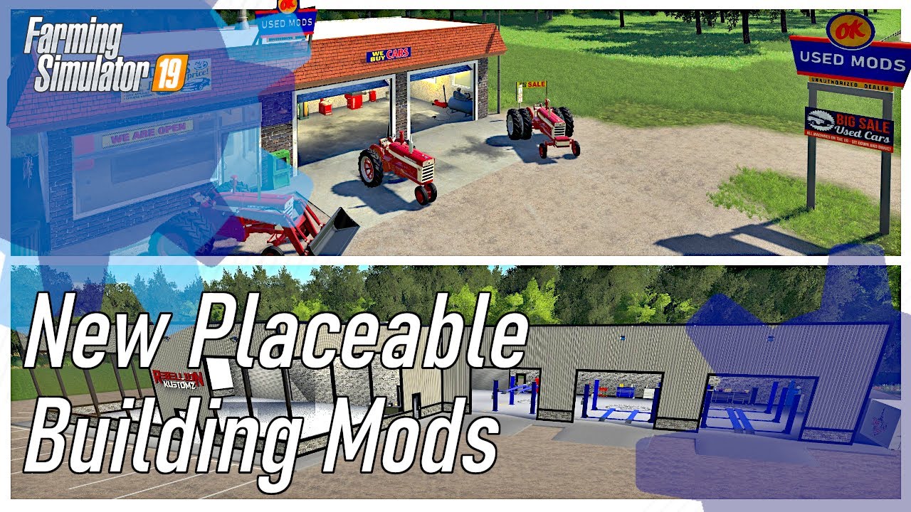 NEW BUILDINGS AND THE FARMALL TRACTOR PACK | FS19 Best Mods | Farming Simulator 19