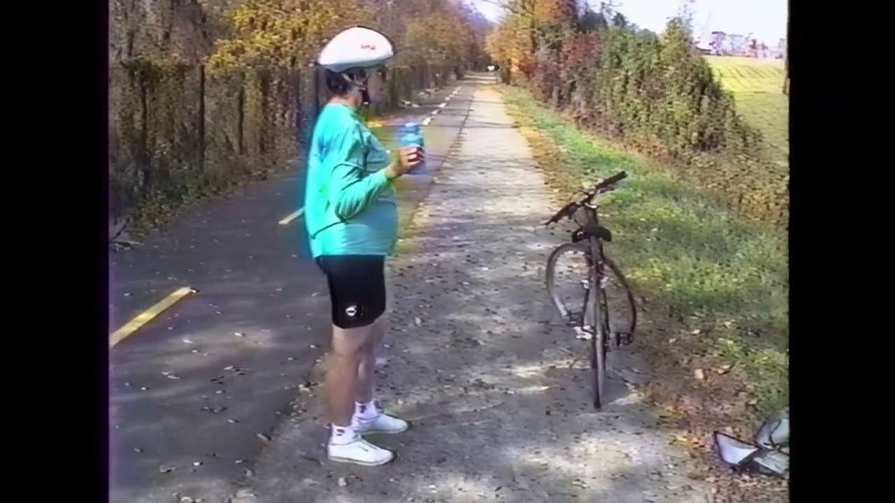Cycling the W & OD Trail   1992