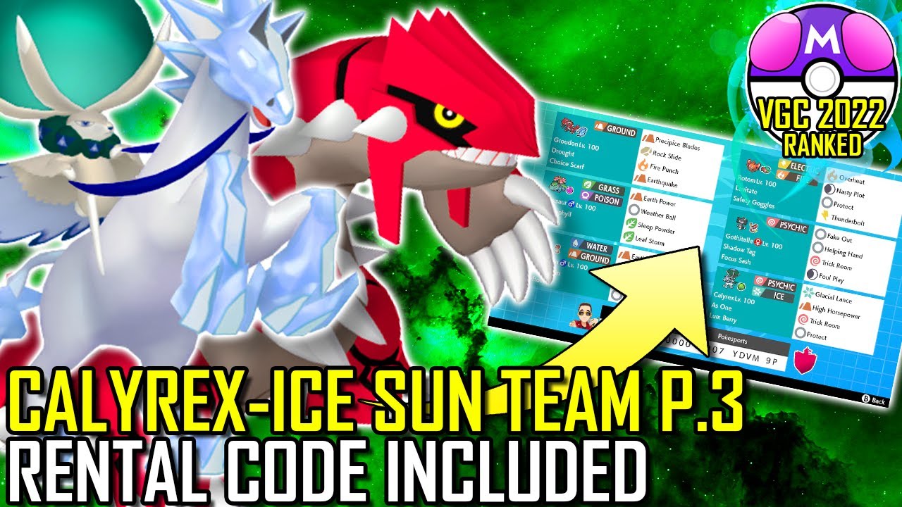 СЕРИЯ 12: SUN TEAM С CALYREX-ICE, Ч. 3 | VGC 2022 | Pok&eacute;mon Sword & Shield &mdash; Pok&eacute;sports