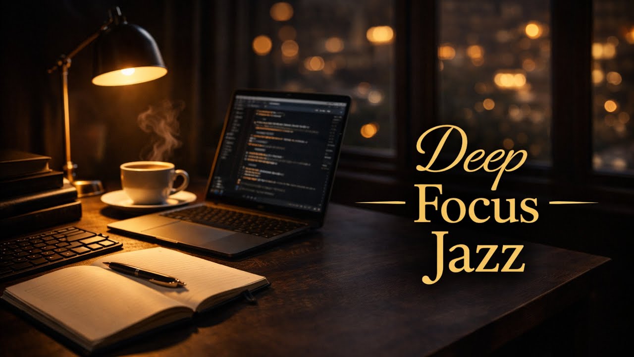 Deep Focus Jazz ☕ | Instrumental Jazz for Work, Study & Coding