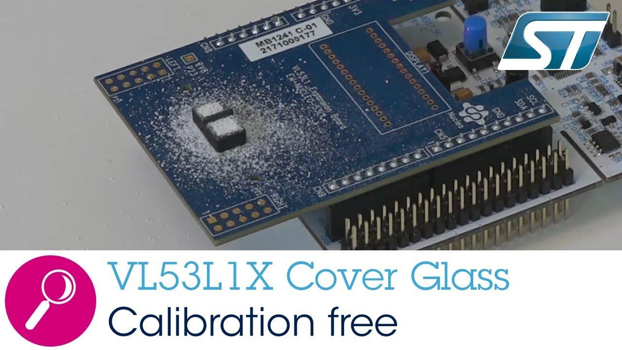 VL53L1X: Calibration-Free Dirty Environment Cover Glass Solution