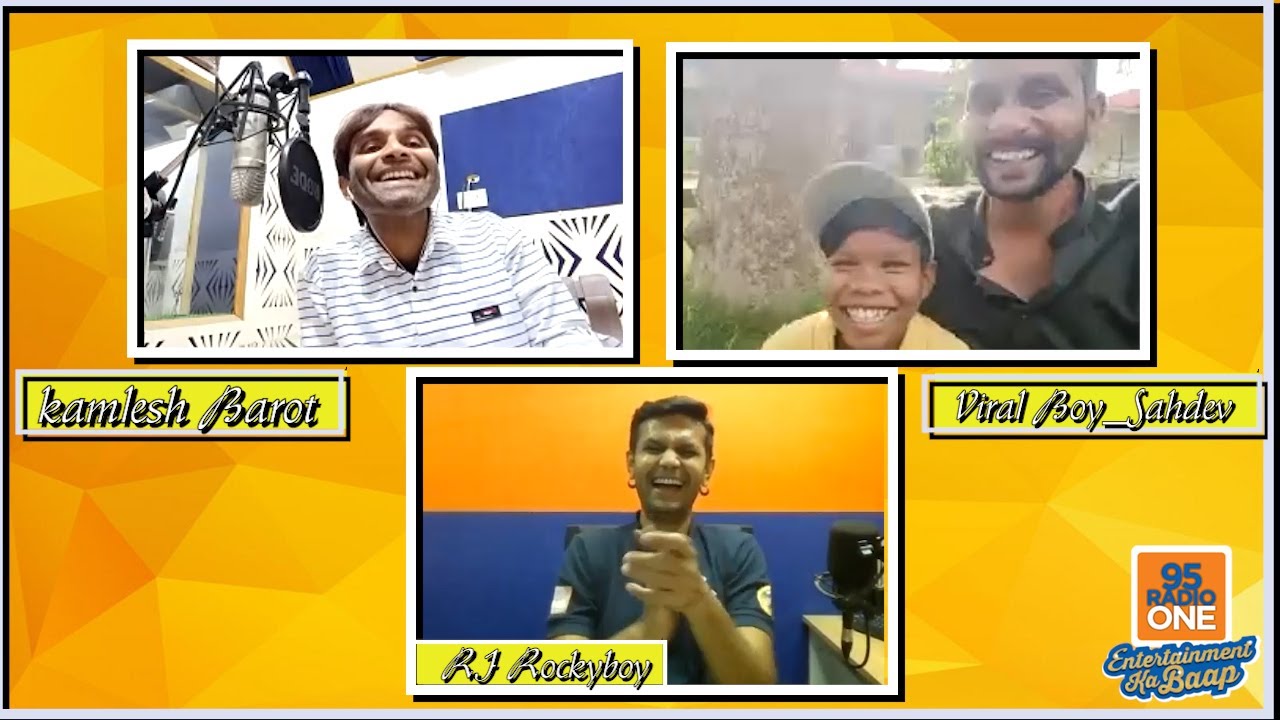 RJ RockyBoy in conversation with viral boy Sahdev and original singer Kamlesh Barot