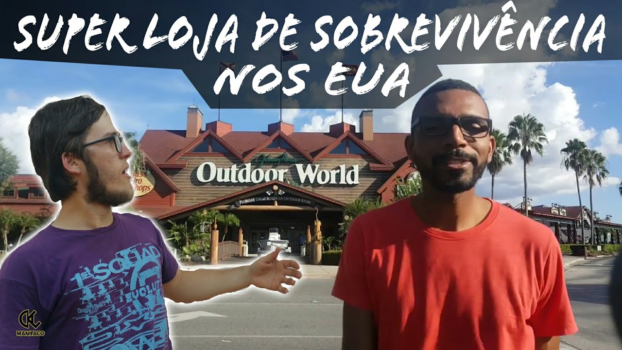 SUPER LOJA DE SOBREVIVÊNCIA NOS EUA | outdoor world