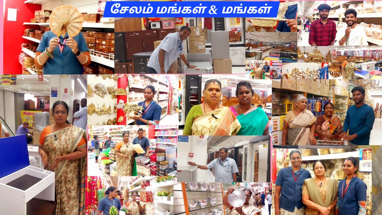 Mangal and mangal || Salem||அதிரடி offer in Stainless  Steel|| furniture items| shopping|| 