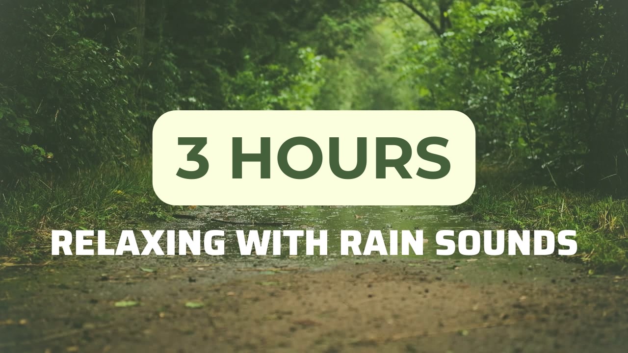 Gentle Rain Sounds to Relax, Reduce Stress & Sleep Better 🌧️