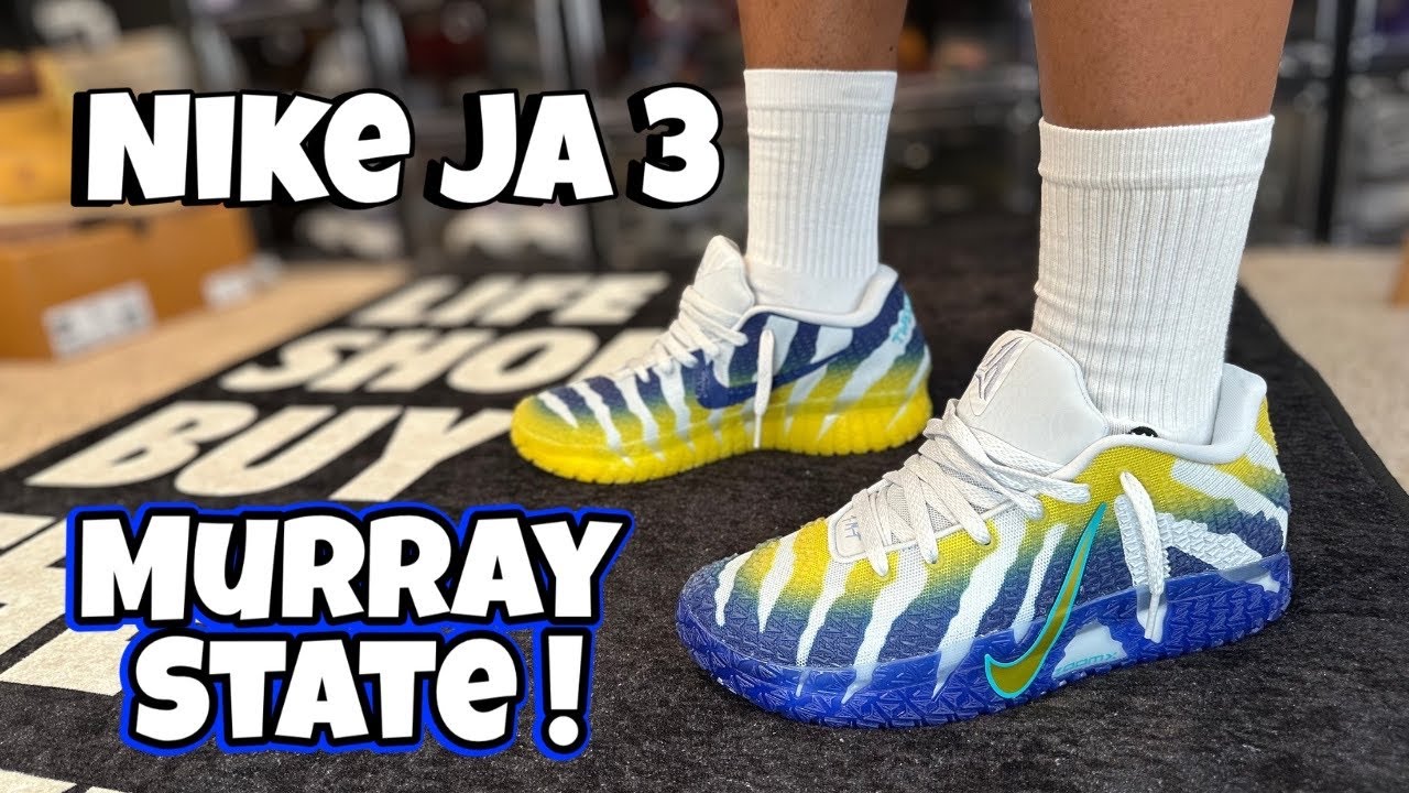 Обзор и фото кроссовок Nike Ja 3 “Murray State!” на ногах!