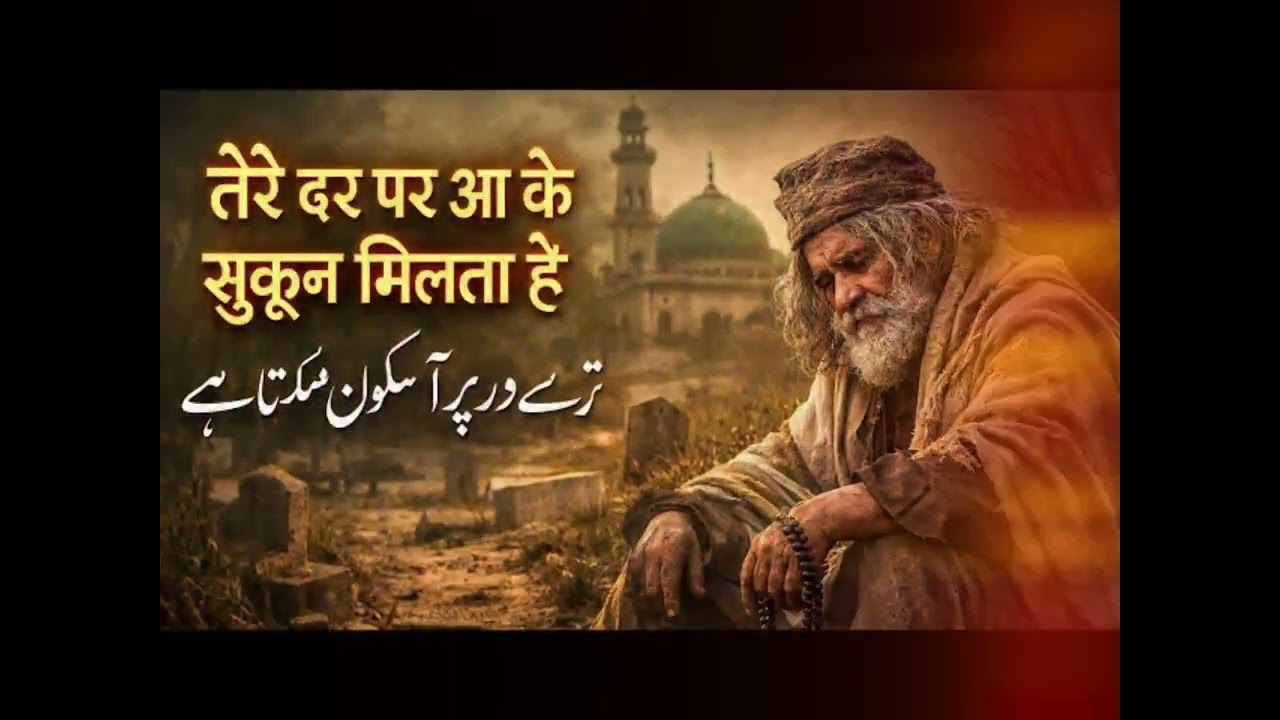 तेरे दर पर आकर सुकून मिलता है मौला | बूढ़े फकीर की सूफ़ी क़व्वाली | Heart Touching Kalam