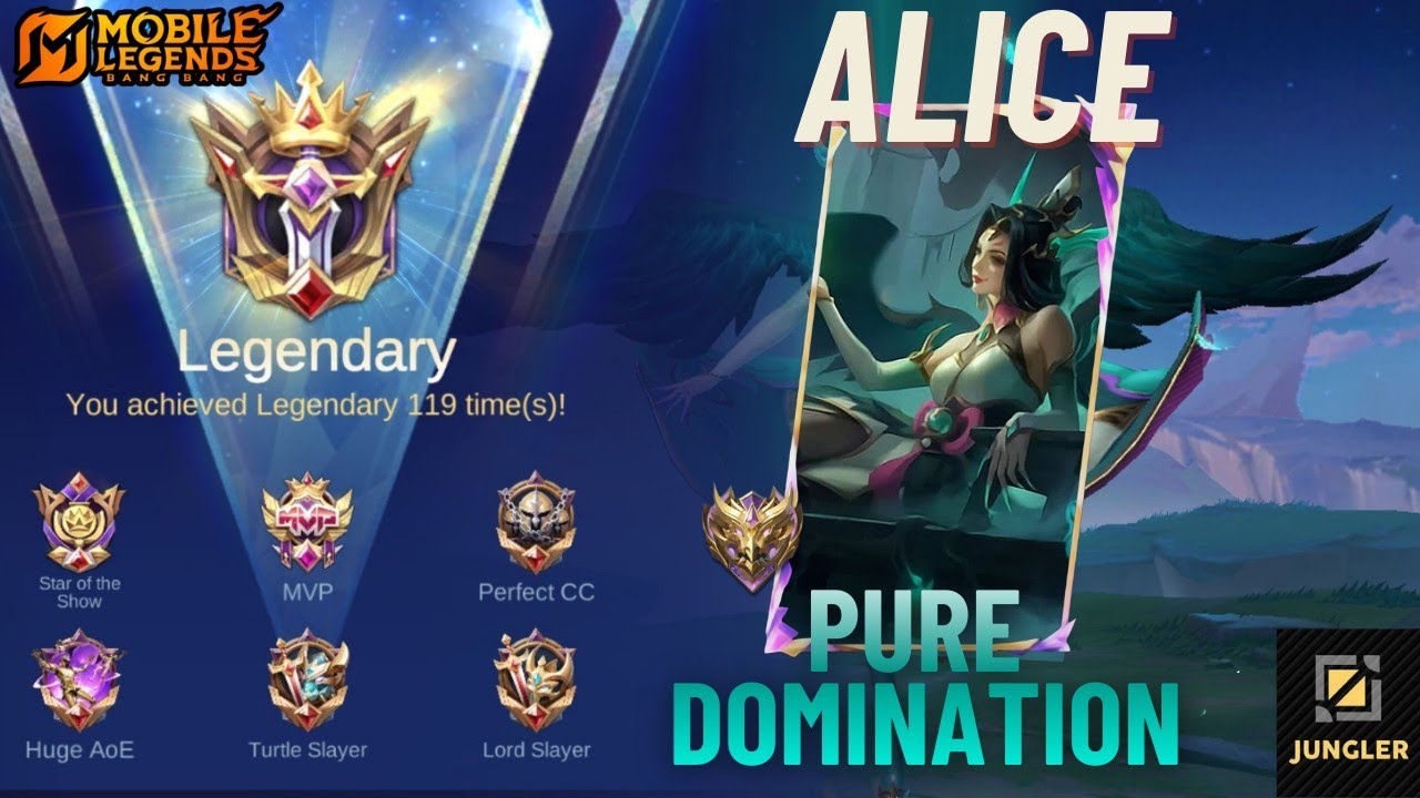 Alice is unstoppable force in Jungle. MLBB jungle rotations tips and gameplay 