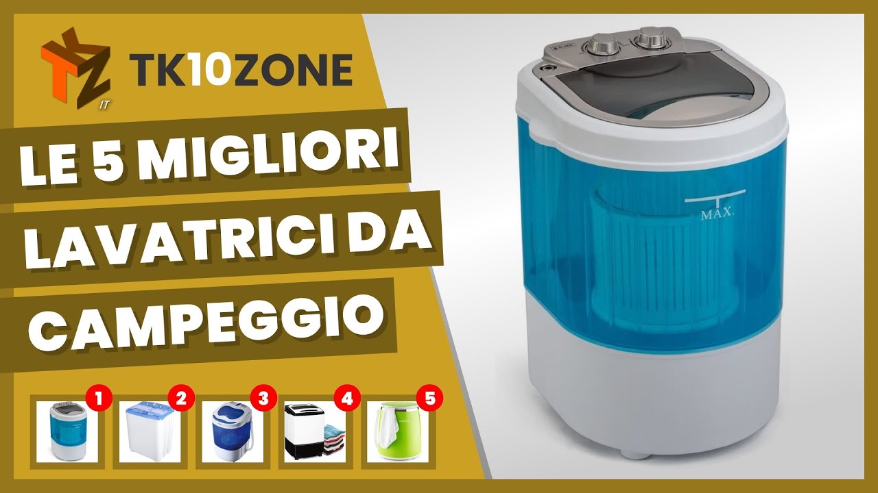 Le 5 migliori lavatrici da campeggio