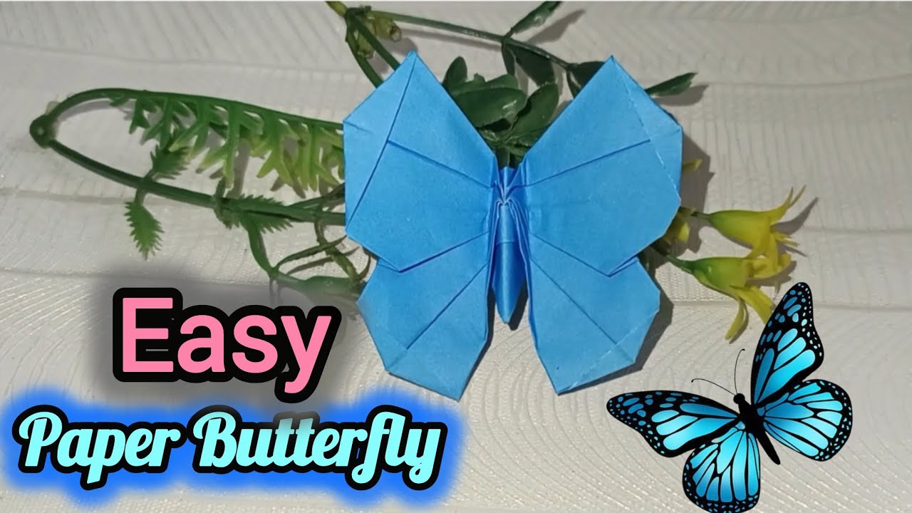 How to make Easy Origami Butterfly || DIY Paper Butterfly  #ArtisticCrafts