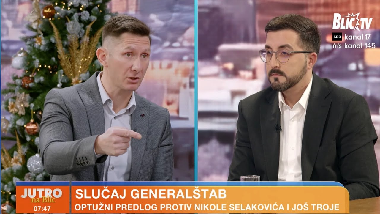Haos u studiju! Obrknežev i Dikić se sukobili uživo u Jutru na Blic