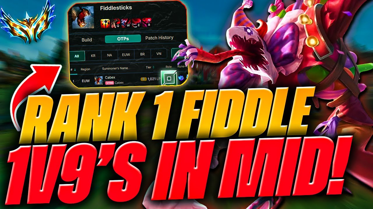 MIDDLESTICKS ISN'T A PROBLEM FOR RANK 1 FIDDLE! | UNRANKED TO CHALL #3