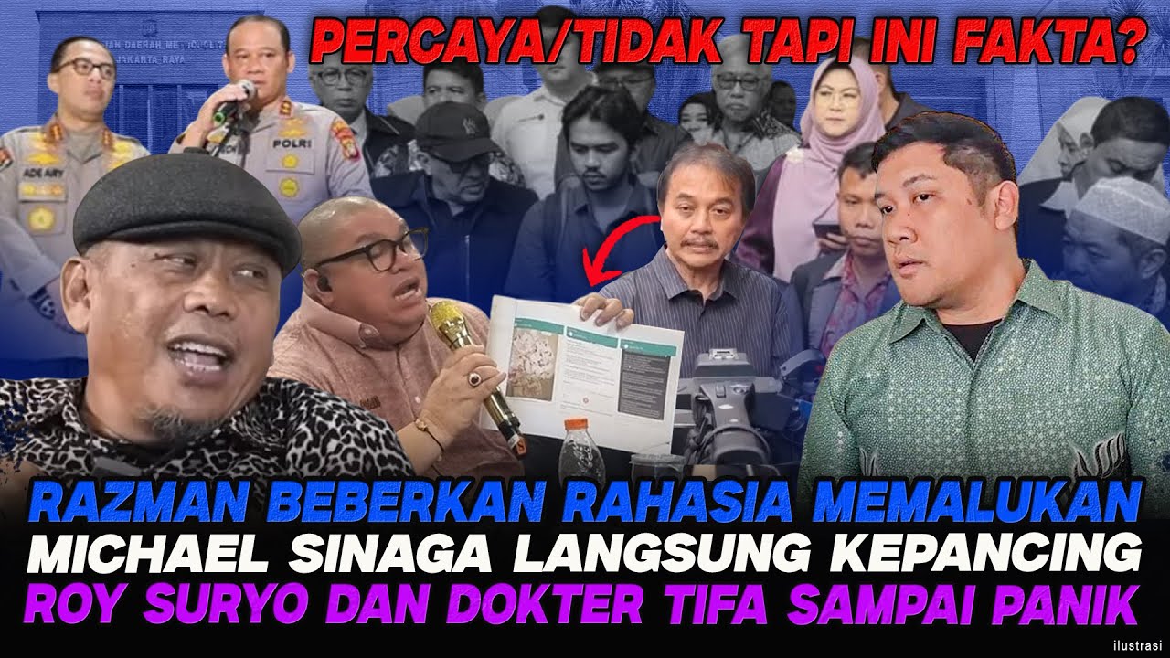 RAZMAN BUKA RAHASIA BESAR‼️MICHAEL SINAGA KEPANCING? ROY SURYO PANIK & BLUNDER