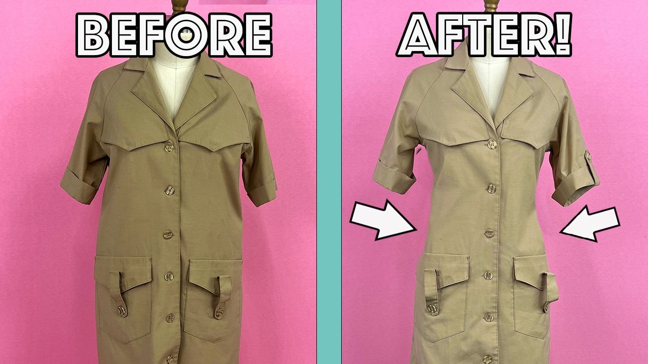 Как ушить любое платье с рукавами, чтобы оно идеально сидело на вас!