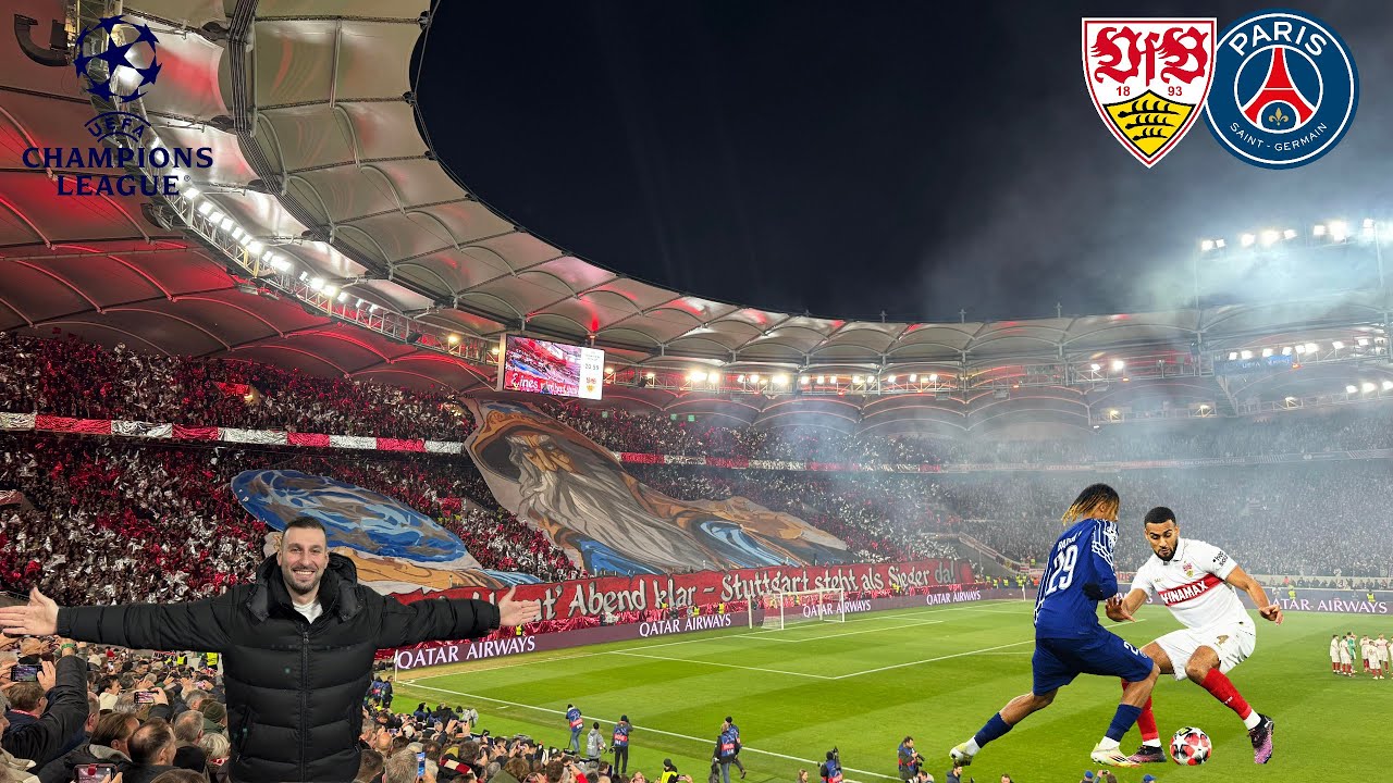 Paris überollt Stuttgart | VFB Stuttgart vs. Paris Saint Germain | Stadion Vlog | Champions League