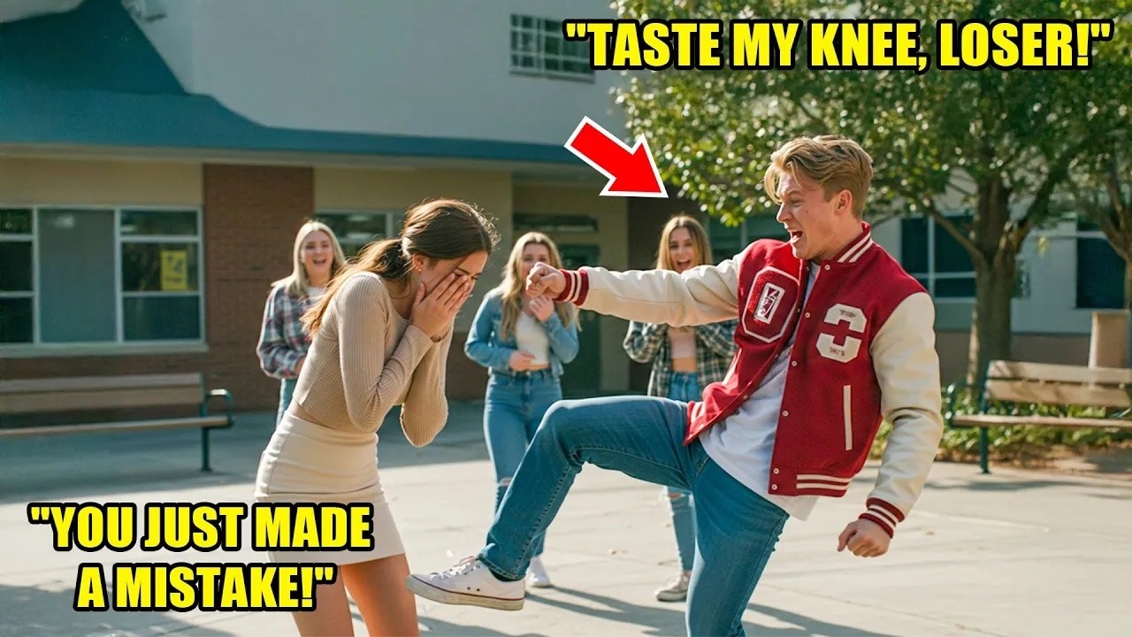 They CORNERED the New Girl in the Face at the Schoolyard— She Took Down the Whole Group in Seconds
