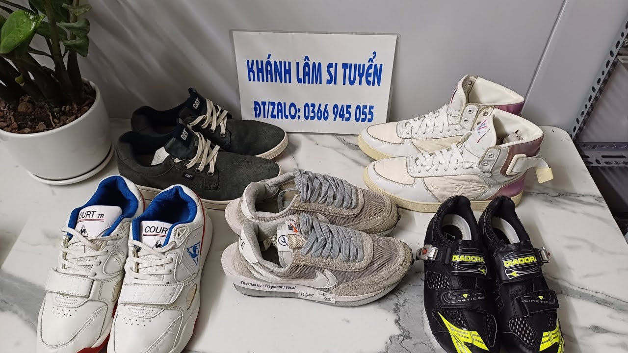 4/3 giày si hiệu LV,Cat,lecoq sportif,NB,Nike,Adidas...Lh:0366945055