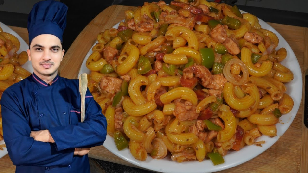How To Make Chicken Macaroni|Quick And Delicious Macaroni|Chef M Afzal|
