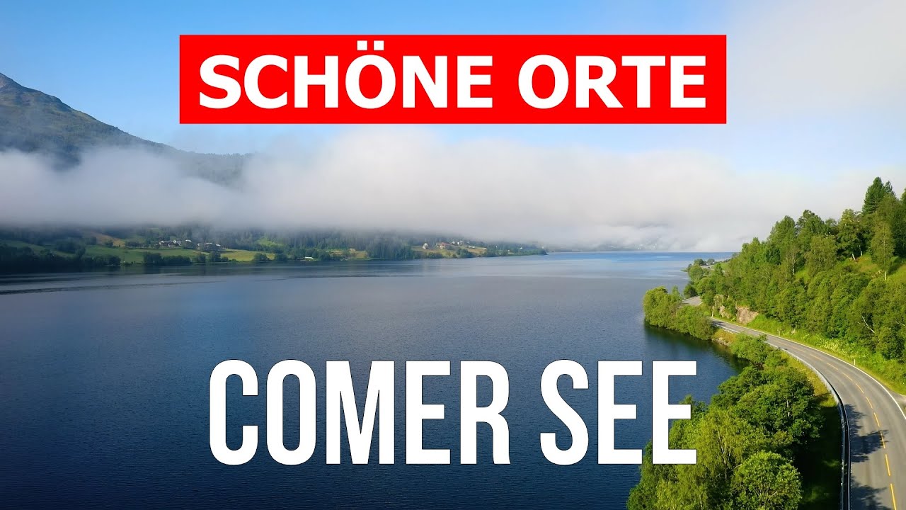 Comer See in 4k. Italien, Comer See zu besuchen