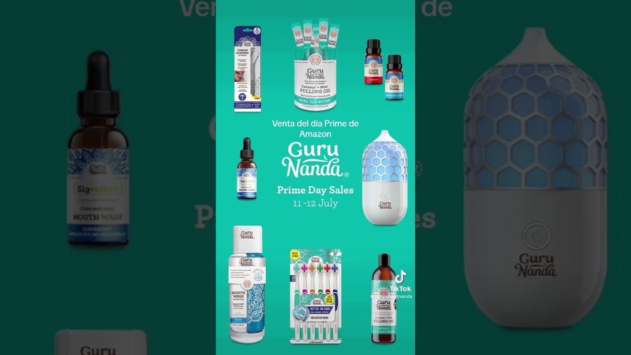 #amazon #amazonprime #gurunanda Oil Pulling & Essential Oils Diffuser Specials
