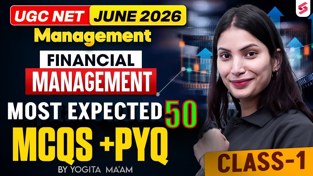 UGC NET Management Paper 2 | Financial Management UGC NET | UGC NET Management Preparation By Yogita