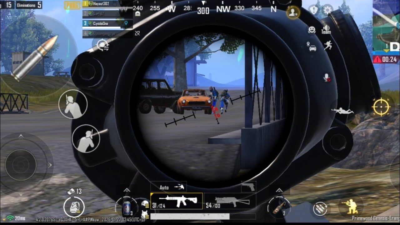 1/98 with 7 Kills | MVP Primewood Genesis | PUBG Mobile Gameplay Unedited 2026-01-27-08-24-16