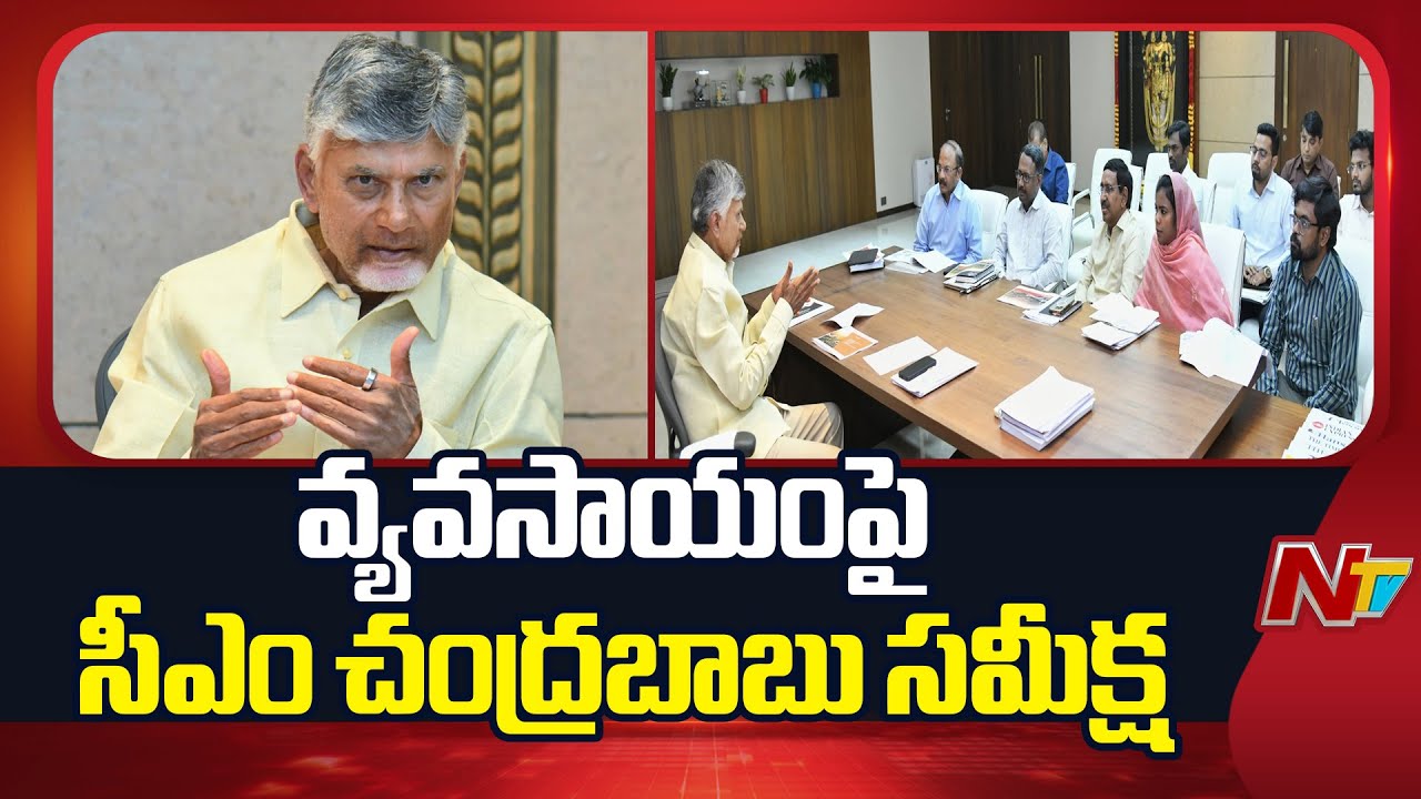 Andhra Pradesh : CM Chandrababu Reviews On Agriculture And Ensures Support Price for Crops | NTV