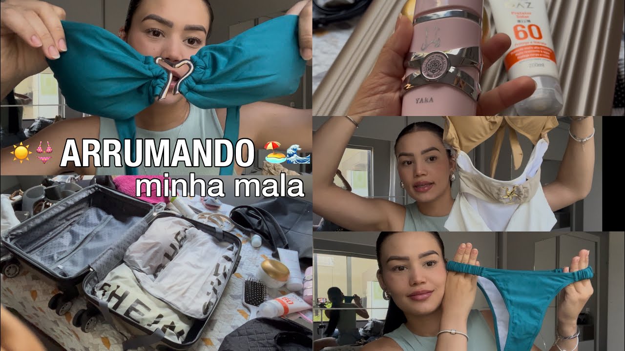 Arrumando minha mala para a praia 🏝️ 