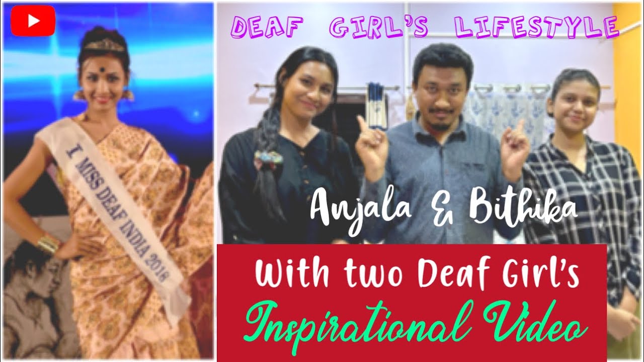 With two beautiful deaf girls. A inspirational life Story of deaf Miss india 2016 #blog #deaf #viral