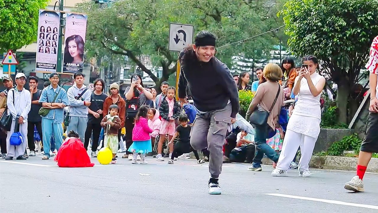 Cordillera's Michael Jackson Face Reveal 🇵🇭Sudden Performance at Session Road Baguio #igorot #baguio