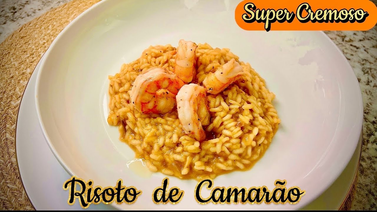 COMO FAZER RISOTO DE CAMARAO CREMOSO | RECEITA PERFEITA E SUPER PRATICA DE FAZER | SABOROSO