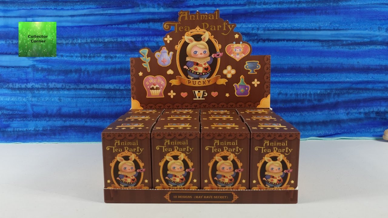Pucky Animal Tea Party Blind Box Pop Mart Figure Unboxing | CollectorCorner